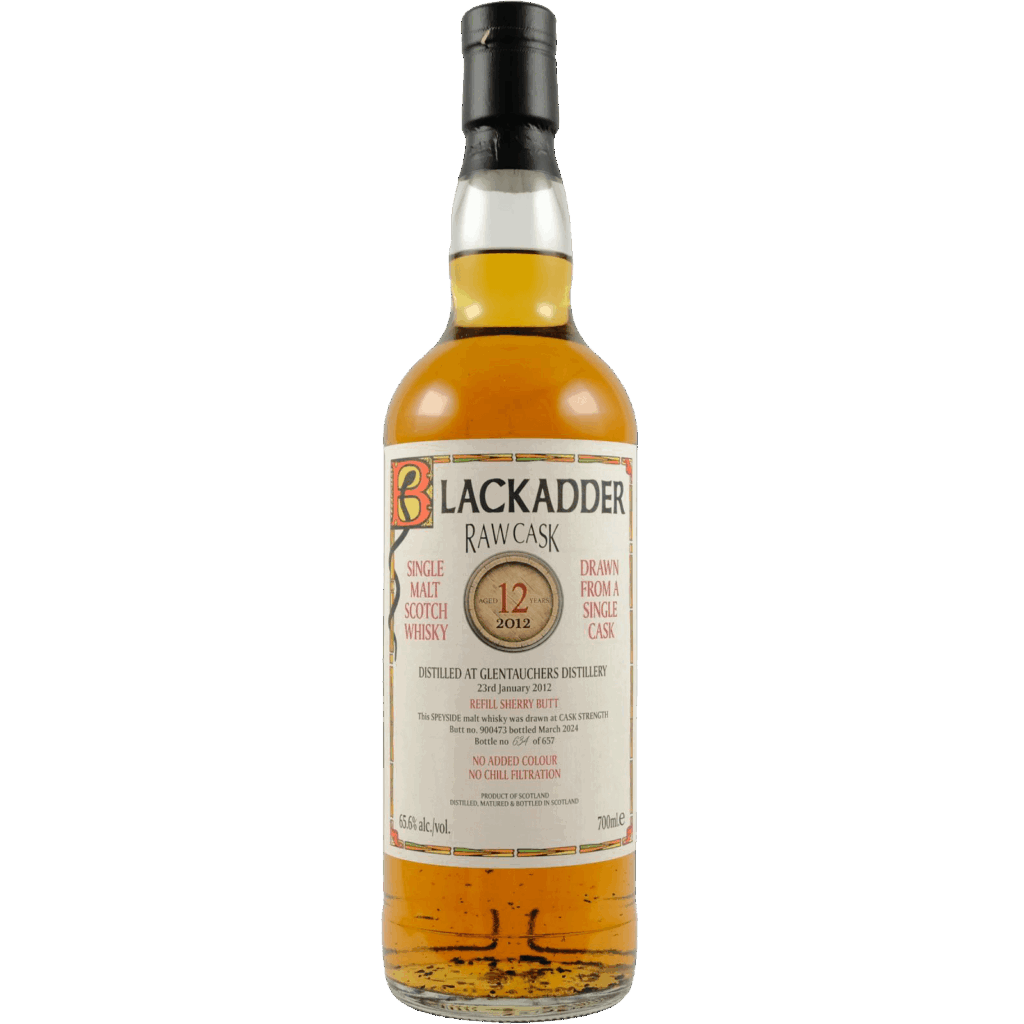 Glentauchers 2012 12 Year Old - Blackadder Raw Cask