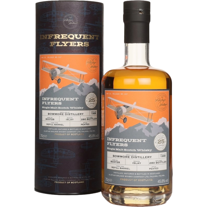 Bowmore 25 Year Old 1998 - Infrequent Flyers
