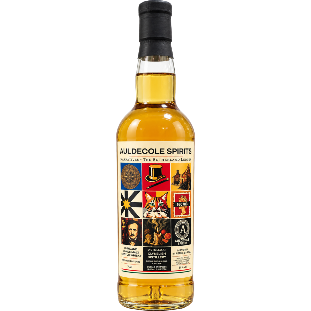 Clynelish 2005 20 Year Old Narratives - The Sutherland Ledger - Auldecole Spirits